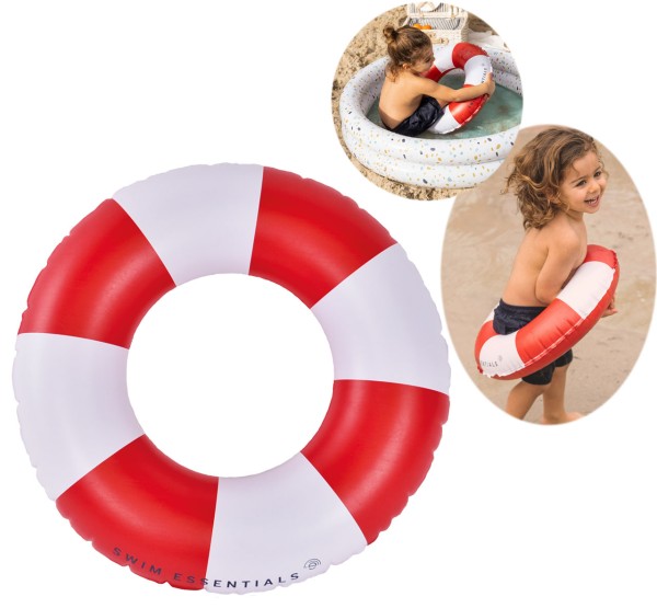 Schwimmring Life Buoy 55 cm (Rot-Weiß)