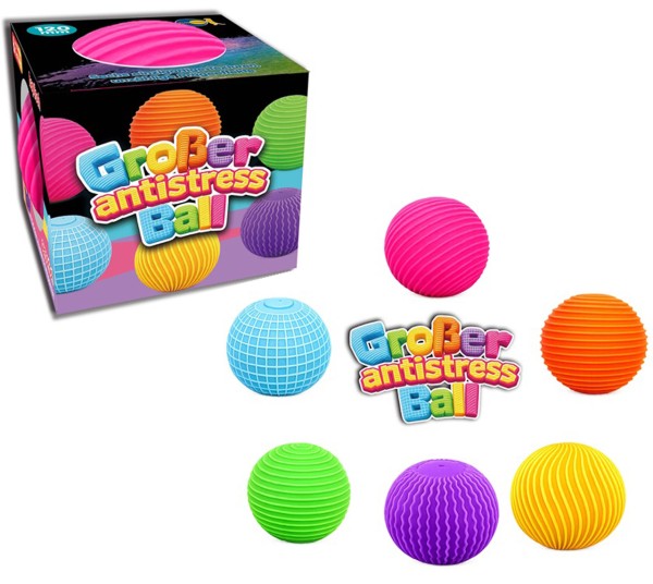 Großer Mega Squishy Antistress Ball 12 cm (Sortiert)