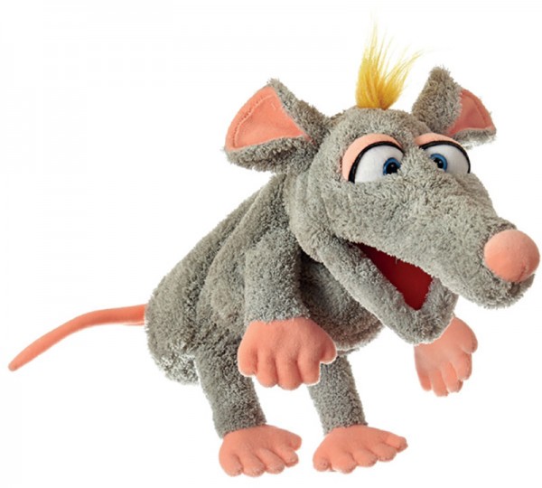 Living Puppets Handpuppe Ratte Schnurzpiepe 34 cm