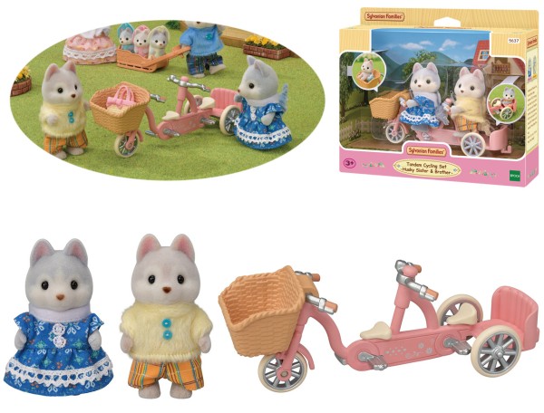 Sylvanian Families Tandem Spielset mit Husky Figuren