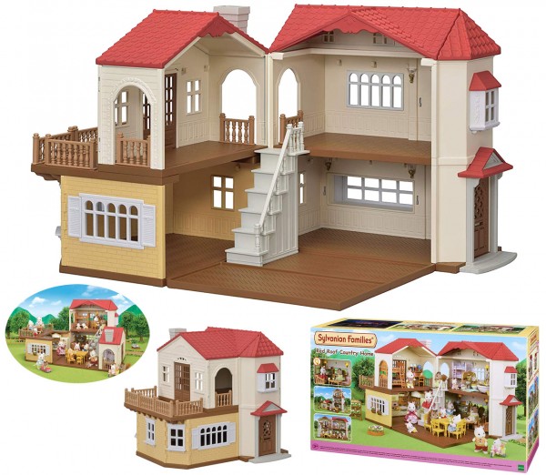 Sylvanian Families Stadthaus Neu mit Licht Puppenhaus