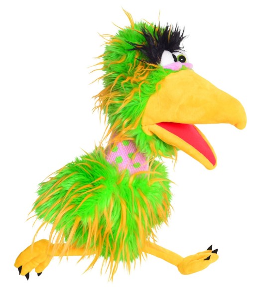 Living Puppets Handpuppe Enno-Eagle der Adler 44 cm (Grün-Gelb)