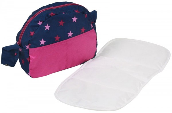 Wickeltasche für Puppenwagen (Stars Marine)