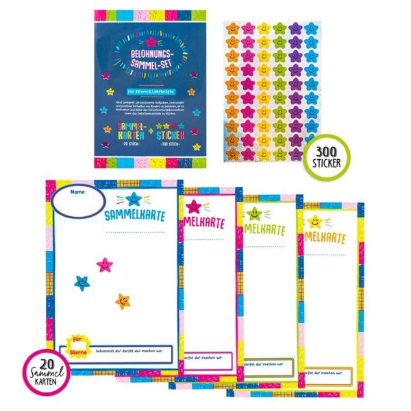 Belohnungs-Sammel-Set Motivations-Set mit Stickern