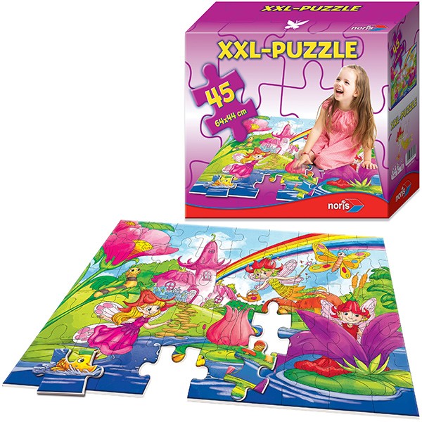 XXL Bodenpuzzle Feenland mit 45 großen Teilen