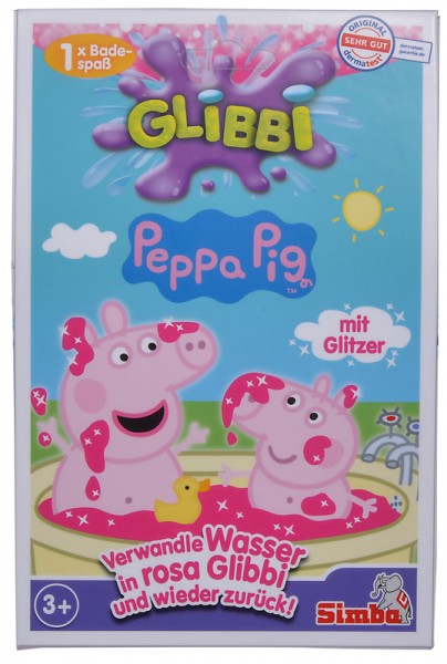 Glibbi Peppa Pig Pinker Schleim für die Badewanne (Pink)