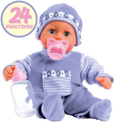 Funktionspuppe First Words Baby 38 cm (Lila)