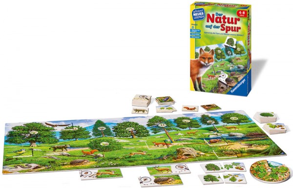 Kinderspiel Der Natur auf der Spur