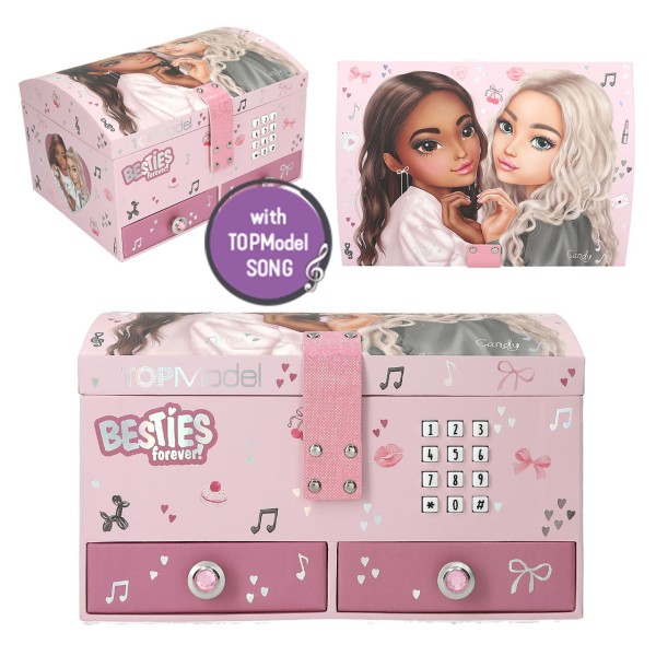 TOPModel Großes Schmuckkästchen mit Code und Sound MY BFF