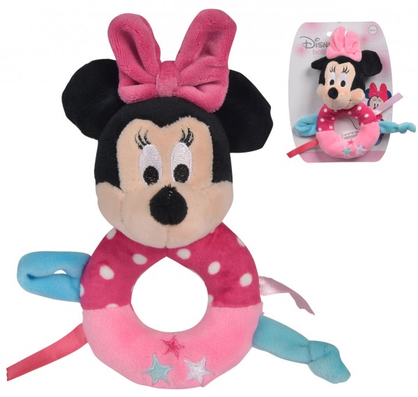 Disney Minnie Maus Baby Rassel (Rosa-Pink)