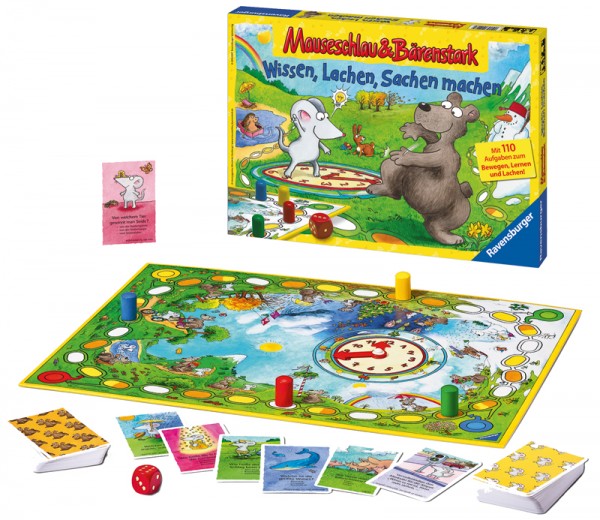 Kinderspiel Mauseschlau & Bärenstark Wissen, Lachen, Sachen machen