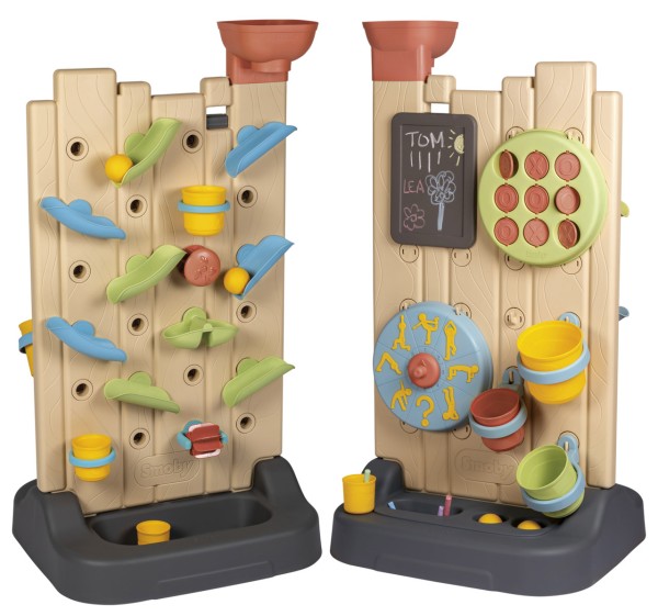 Life Activity Wall 6-in-1 Spielgerät mit 2 Spielseiten für Drinnen und Draußen