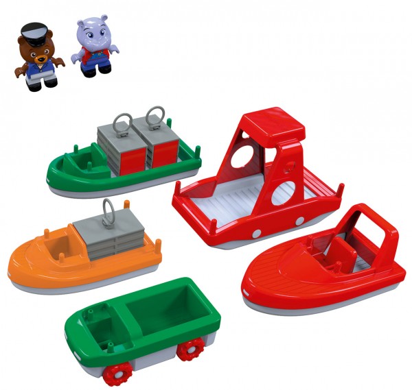 Großes Boot-Set für Wasserbahnen