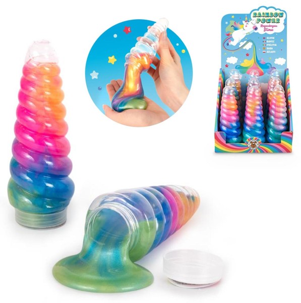 Rainbow Power Slime Regenbogen Regenogen Schleim 115g (Bunt)
