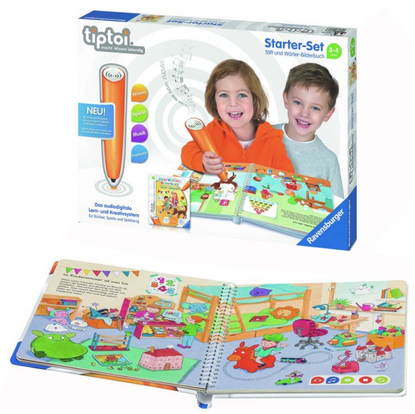 Lernspiel Tiptoi Starter Set mit Stift und Wörter-Bilderbuch
