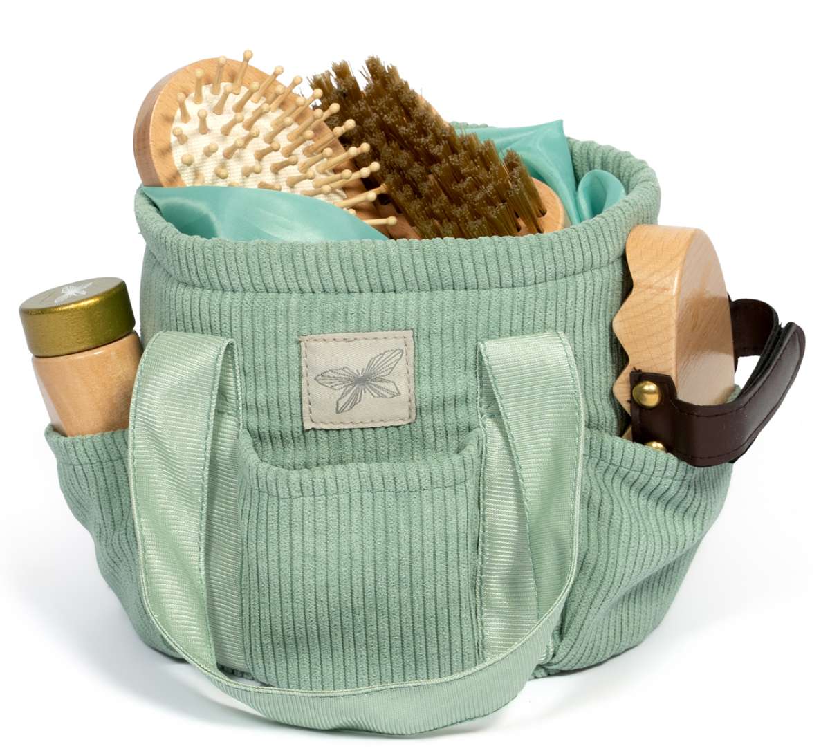 BY ASTRUP Hobby Horse Grooming Bag Pflegetasche aus Cord Mint Spielzeug24