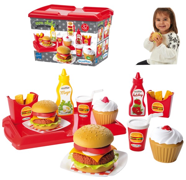 Hamburger Set mit Zubehör