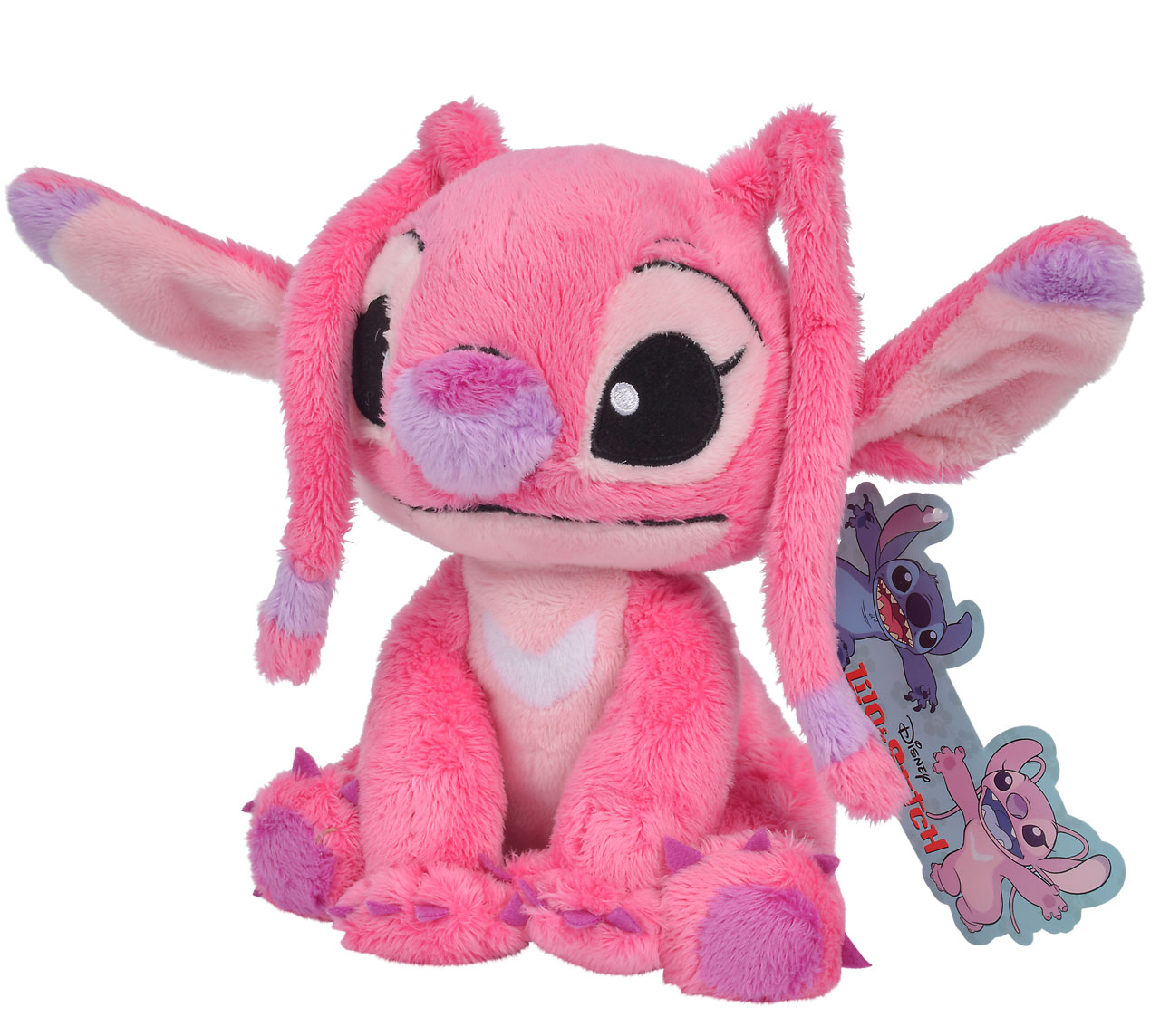 ✔️ SIMBA® Disney Lilo & Stitch Plüschtier Angel 25 cm (Pink)