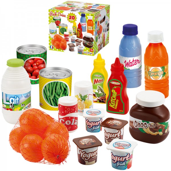 Snack-Box mit Spiellebensmittel