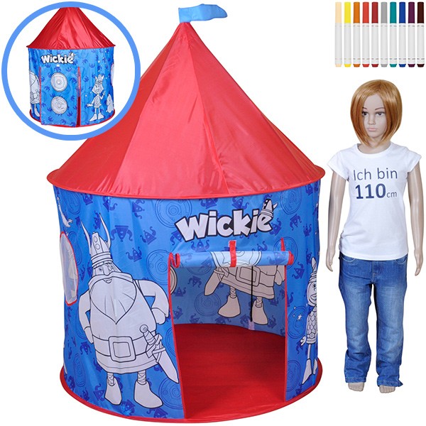 Color My Tent Spielzelt Wickie zum Bemalen