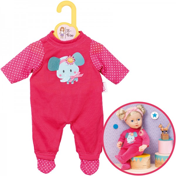 Dolly Moda Strampler Elefant 38 - 46 cm (Pink)