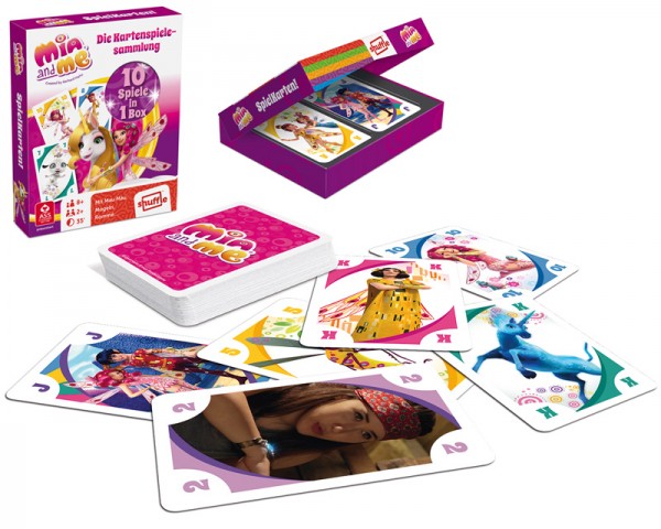 Kartenspielesammlung Mia and Me Spielkarten 10in1