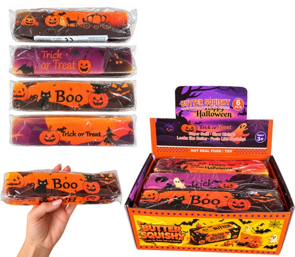XL Halloween Squishy Butter Slow Rise Gruselspaß zum Quetschen 24 cm (Sortiert)