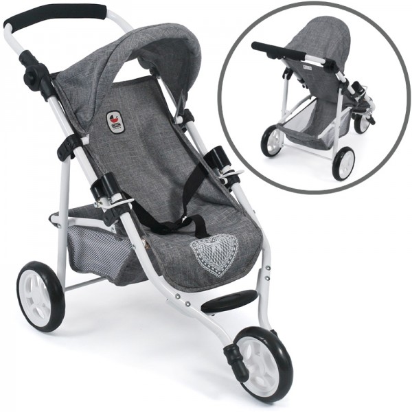 Mini Puppenjogger Lola (Jeans Grey)