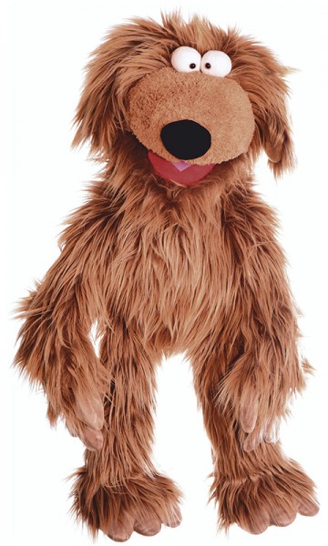 Living Puppets Große Handpuppe Hund Wiwaldi 66 cm