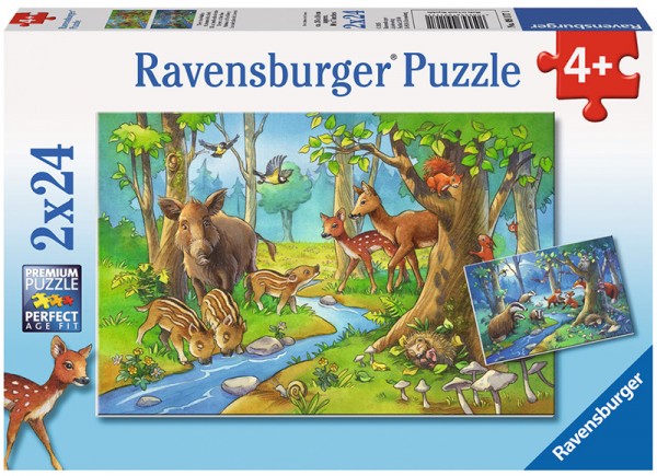 Kinderpuzzle Tiere des Waldes ab 4 Jahren