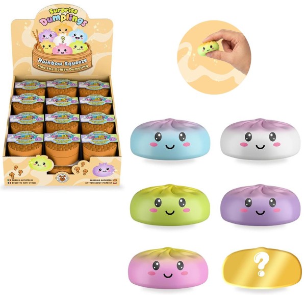 Rainbow Squeeze Soft Dumpling 6 cm (Sortiert)