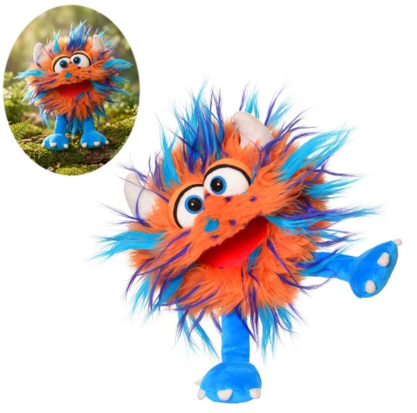 Living Puppets Handpuppe Quatschköppe Nubbels (Blau-Orange)
