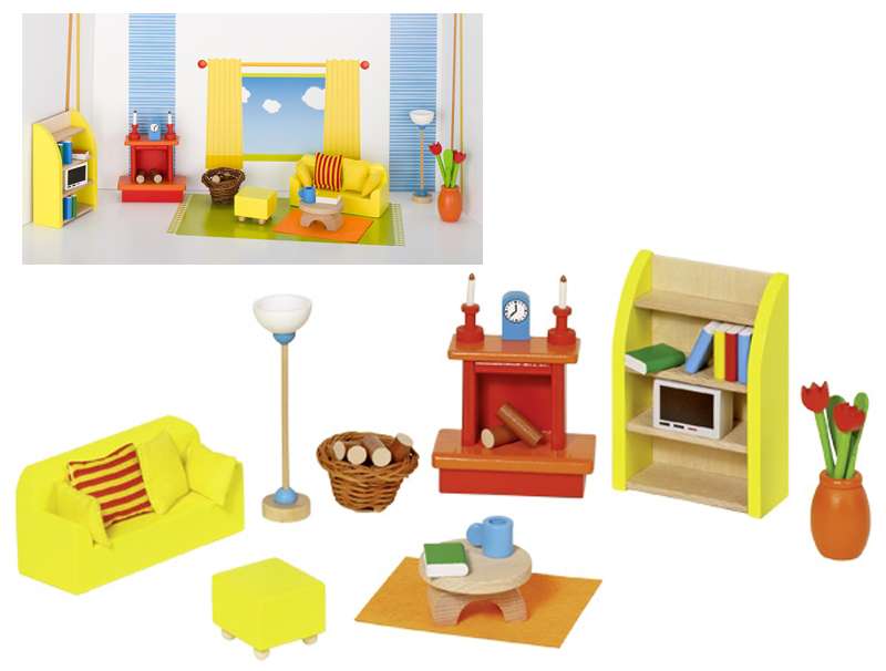 ️ GOKI® Puppenhausmöbel für das Wohnzimmer | Spielzeug24