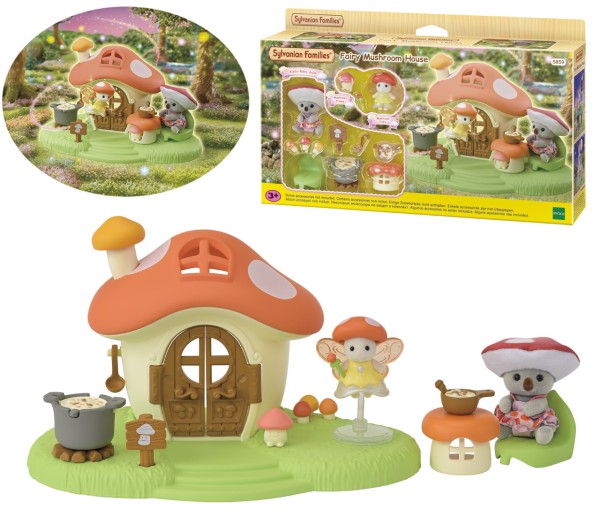 Sylvanian Families Feen Pilzhaus mit Figuren