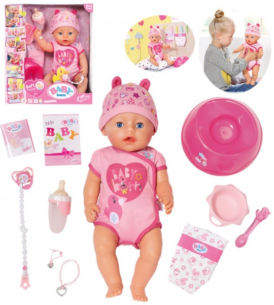Baby Born Soft Touch Girl Puppe 43 cm (Pink)