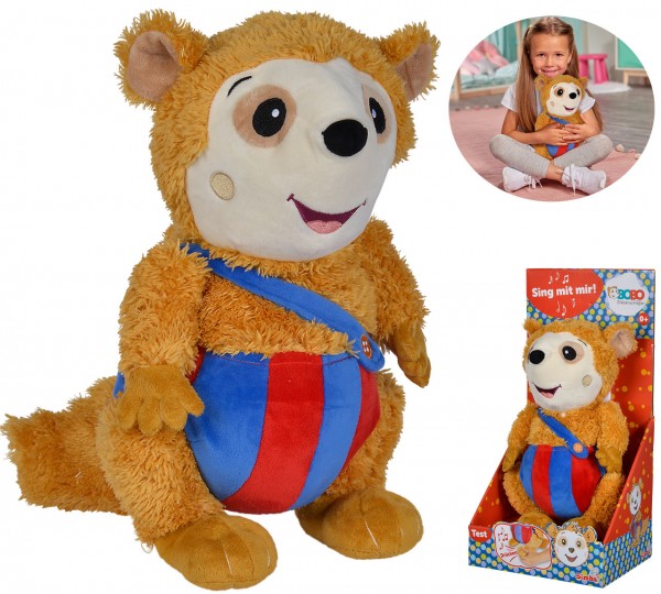 BoBo Siebenschläfer Sing mit mir Plüschfigur 35 cm