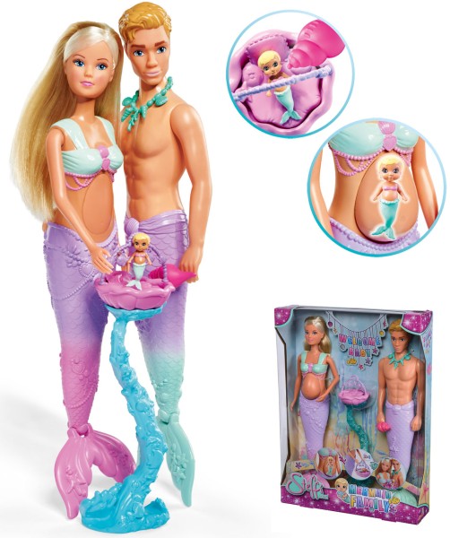 Steffi Love Mermaid Family mit Baby