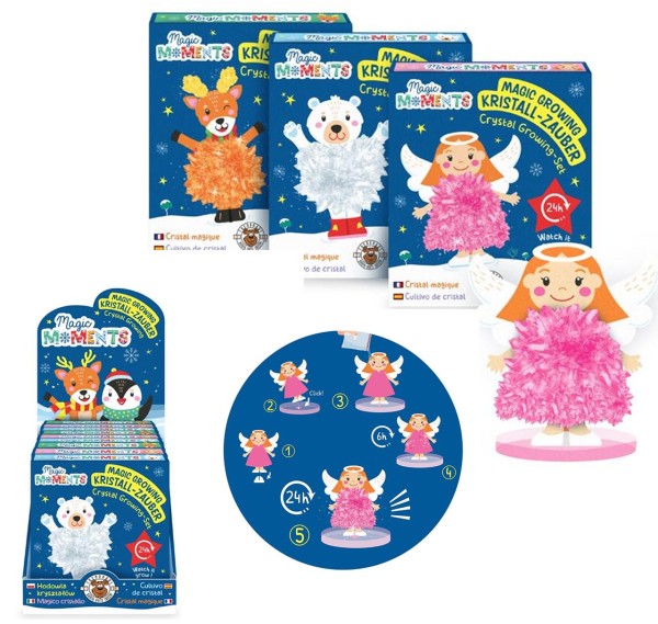 Wintertrends Crystal Growing - Magische Kristallfiguren zum Selberzüchten (Sortiert)
