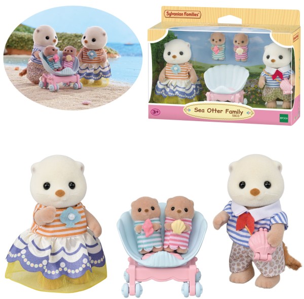 Sylvanian Families Seeotter Familie