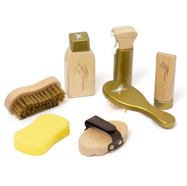 Hobby Horse Grooming Set mit 7-teiligem Pflegezubehör