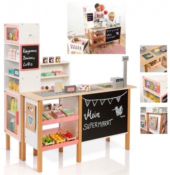 Kaufmannsladen Supermarkt Alnus (Weiß-Apricot)