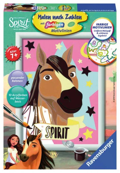 Malen nach Zahlen Stolzer Spirit