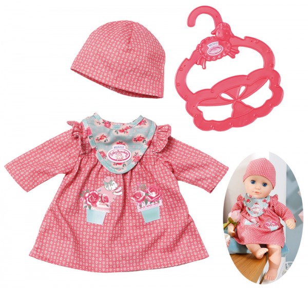 My First Baby Annabell Kuschel Outfit Kleid 30 - 36 cm (Altrosa)