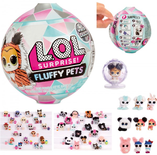 L.O.L. Suprise Fluffy Pets Winter Disco Serie (Sortiert)