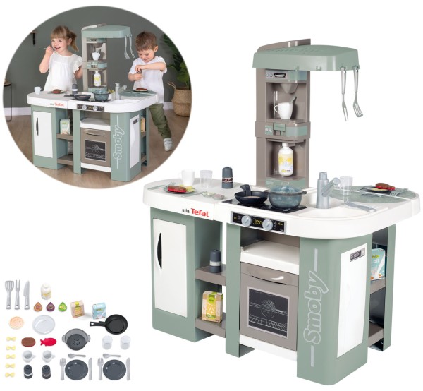 Tefal Studio Bubble XL Spielküche mit viel Zubehör (Salbeigrün)