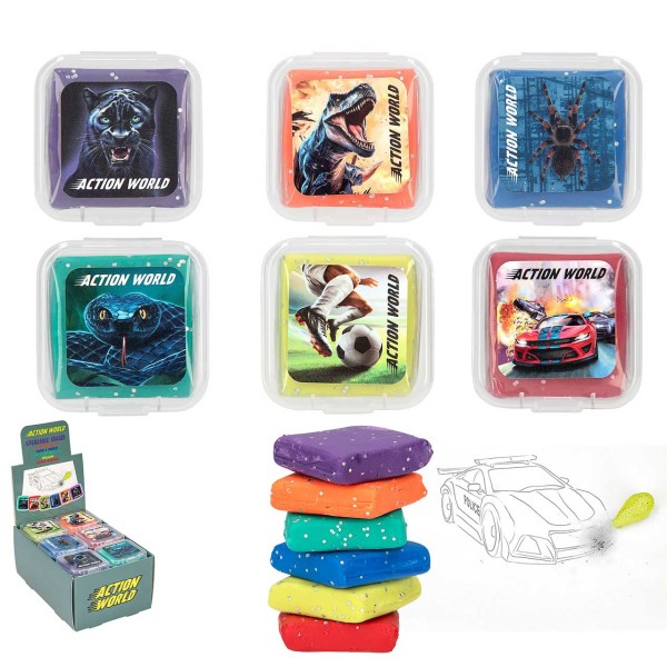 Action World Knetradiergummi (Sortiert)