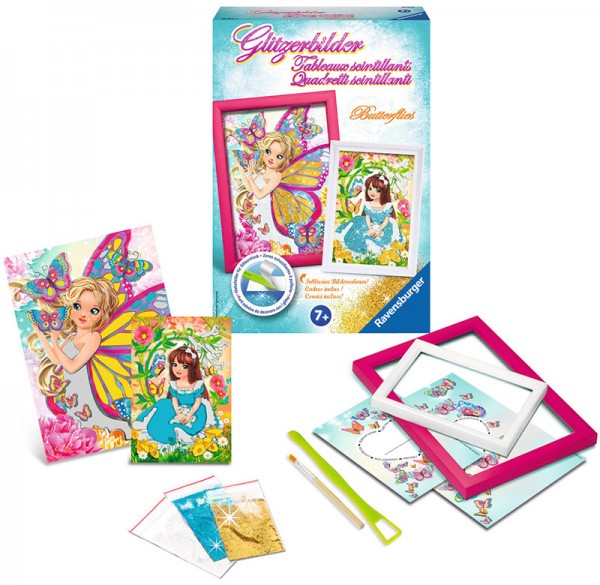 Glitzerbilder Butterflies