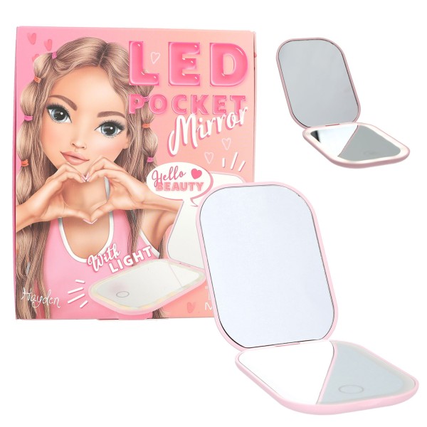 TOPModel LED Taschenspiegel Beauty and Me (Rosa)