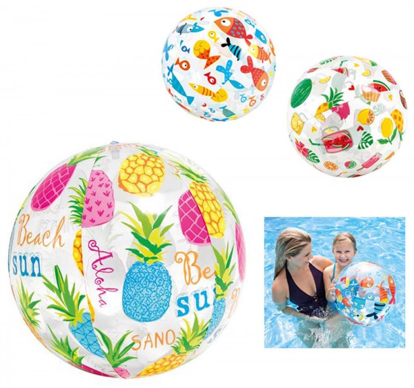 Wasserball 40 cm Sommer Love (Sortiert)