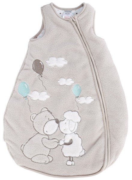 Nicki Winterschlafsack Teddy Gr. 50/56 (Beige)